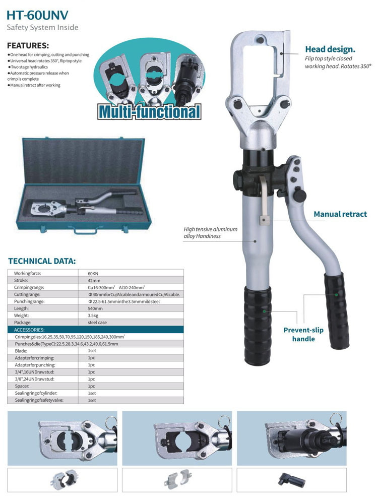 safety hydraulic crimping tool