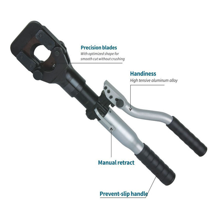Hand Hydraulic Steel Cable Cutter for Rebar ACSR