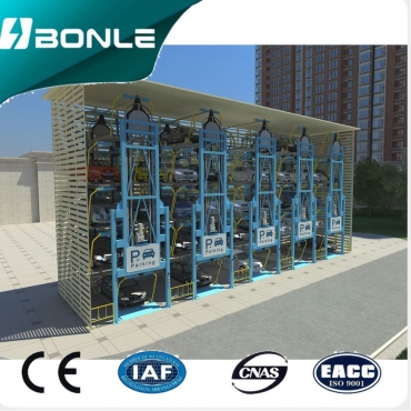 Varios pisos circulación automática de tipo de sistema de elevación de estacionamiento BONLE